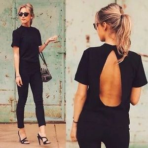 Open Back Tee